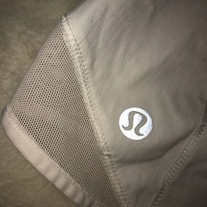 ☆white lululemon shorts ☆
